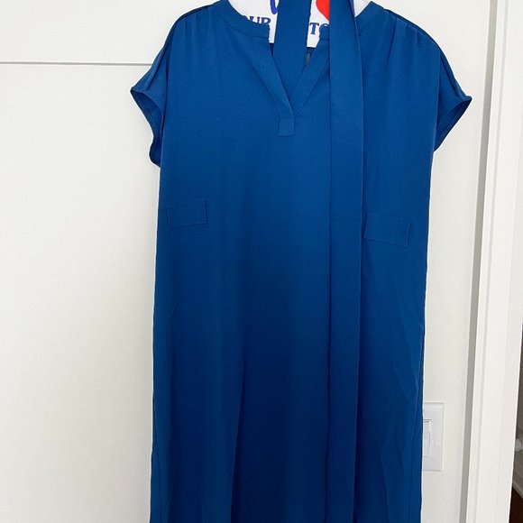 Carry Maternity Blue Dress Size Small - Picture 2 of 4